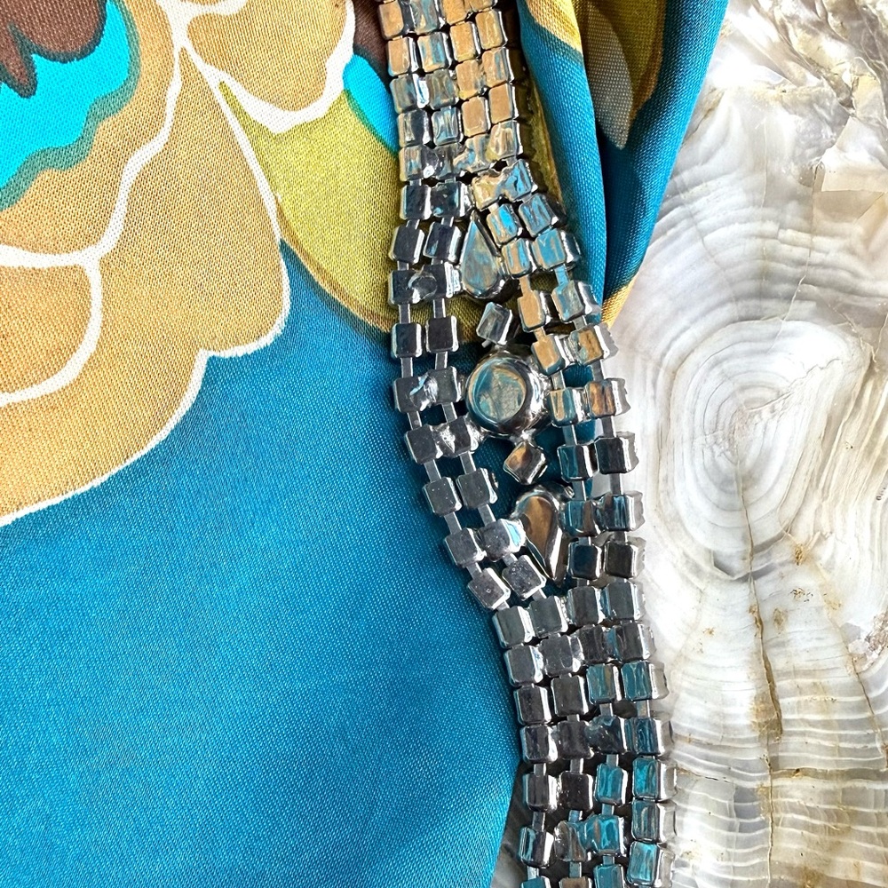 Elegant Rhinestone Evening Bracelet - Picture 7 of 8